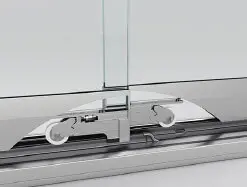 Sunflex Ganz-Glasschiebetüren Laufwagen