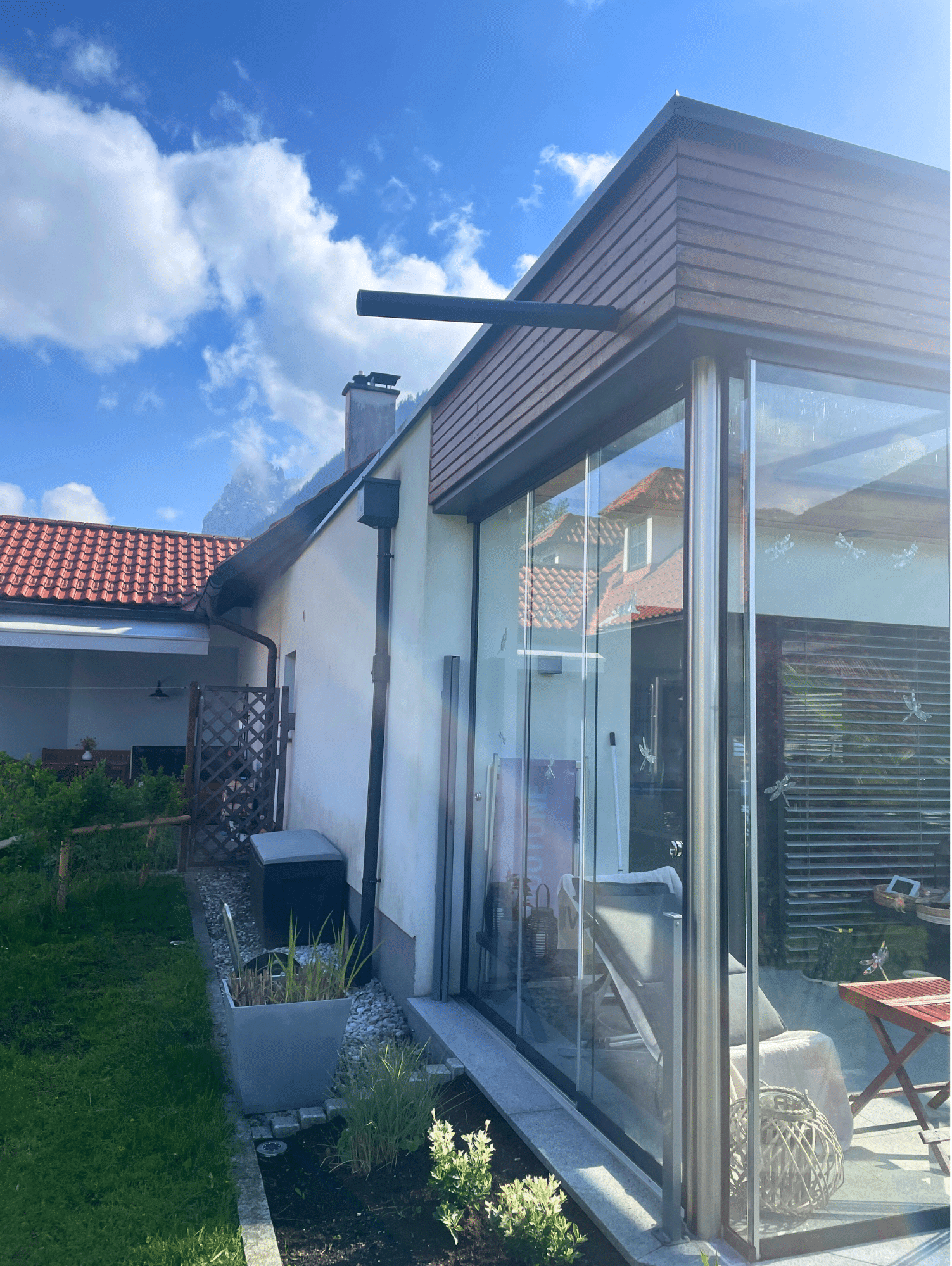 Glasschiebetüren Terrasse nachrüsten