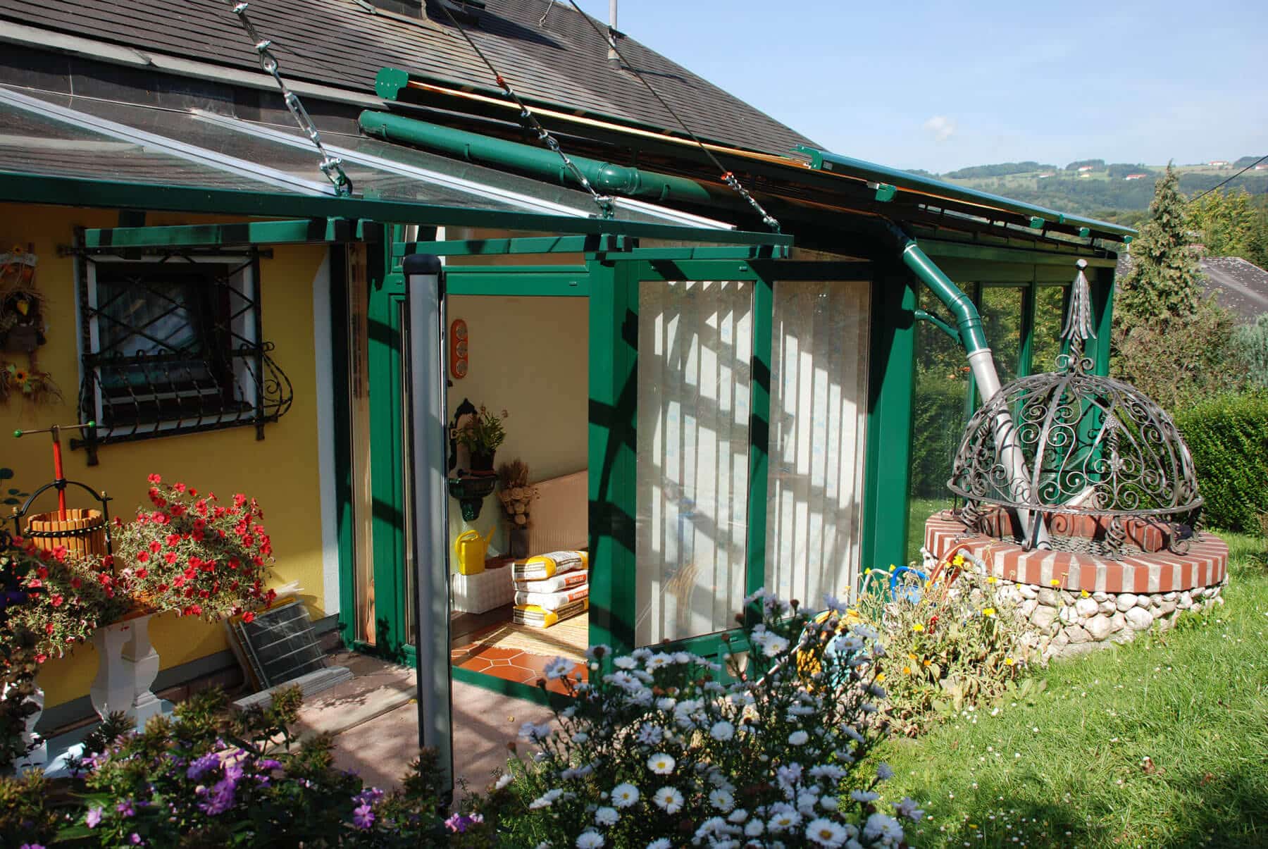 Grüner Wintergarten