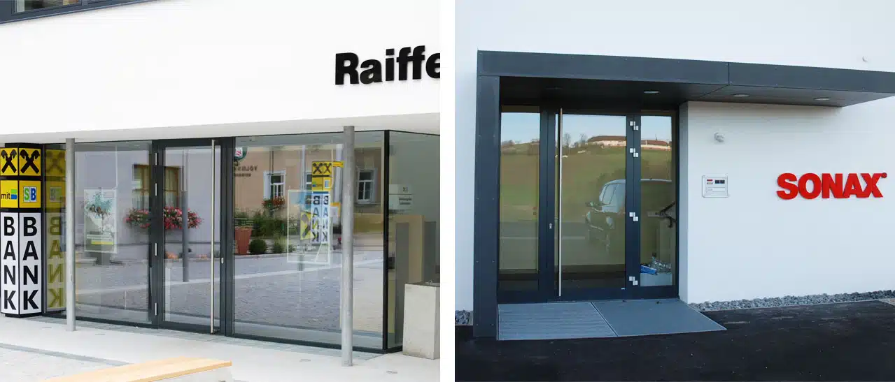 Haustüren mit viel Glas wie Klarglas oder Sonnenschutzglas sorgen für Licht im Haus und helfen beim Energiesparen im Sommer.