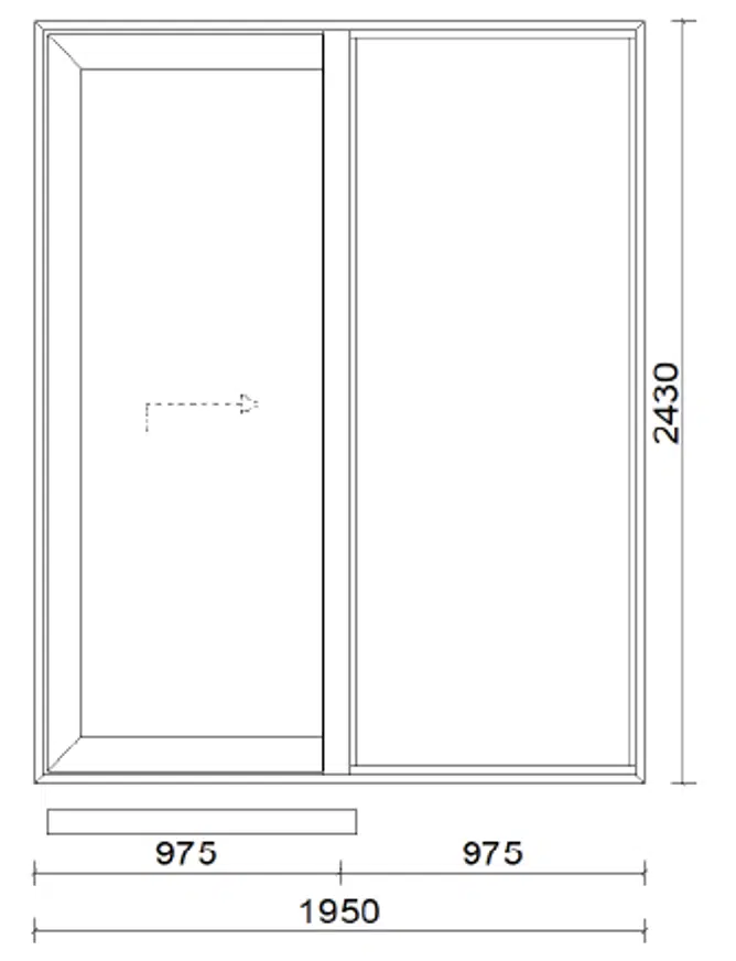 Hebeschiebetüre Aluminium 2-teilig Preis