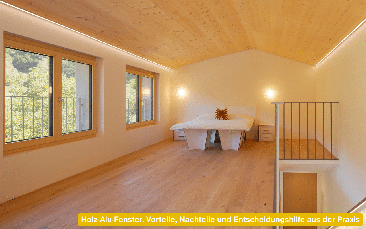 Holz-Alu-Fenster. Vorteile, Nachteile und Entscheidungshilfe aus der Praxis