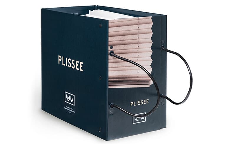 Plissee Stoffmusterkatalog