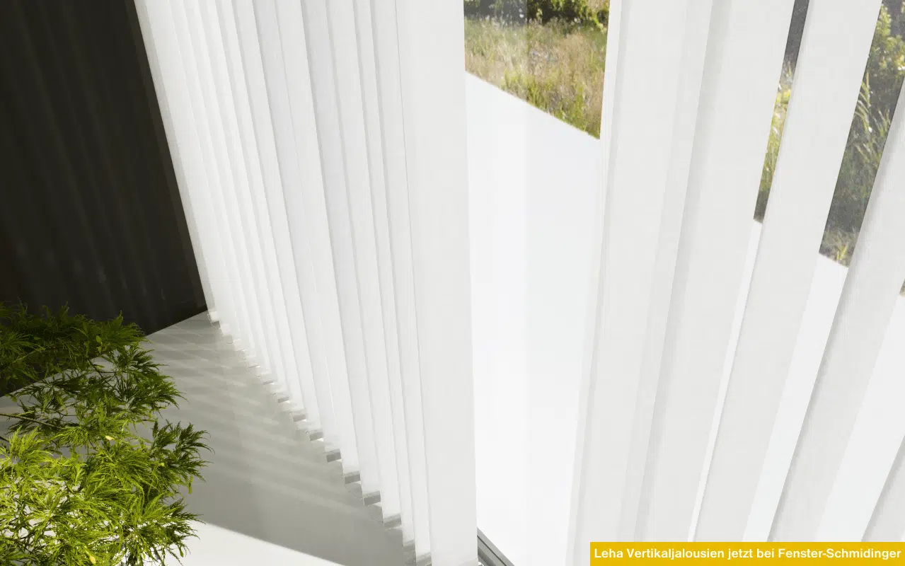 Leha Vertikaljalousien jetzt bei Fenster-Schmidinger Vertikal-Lamellen im Innenraum, Licht und Sichtschutz
