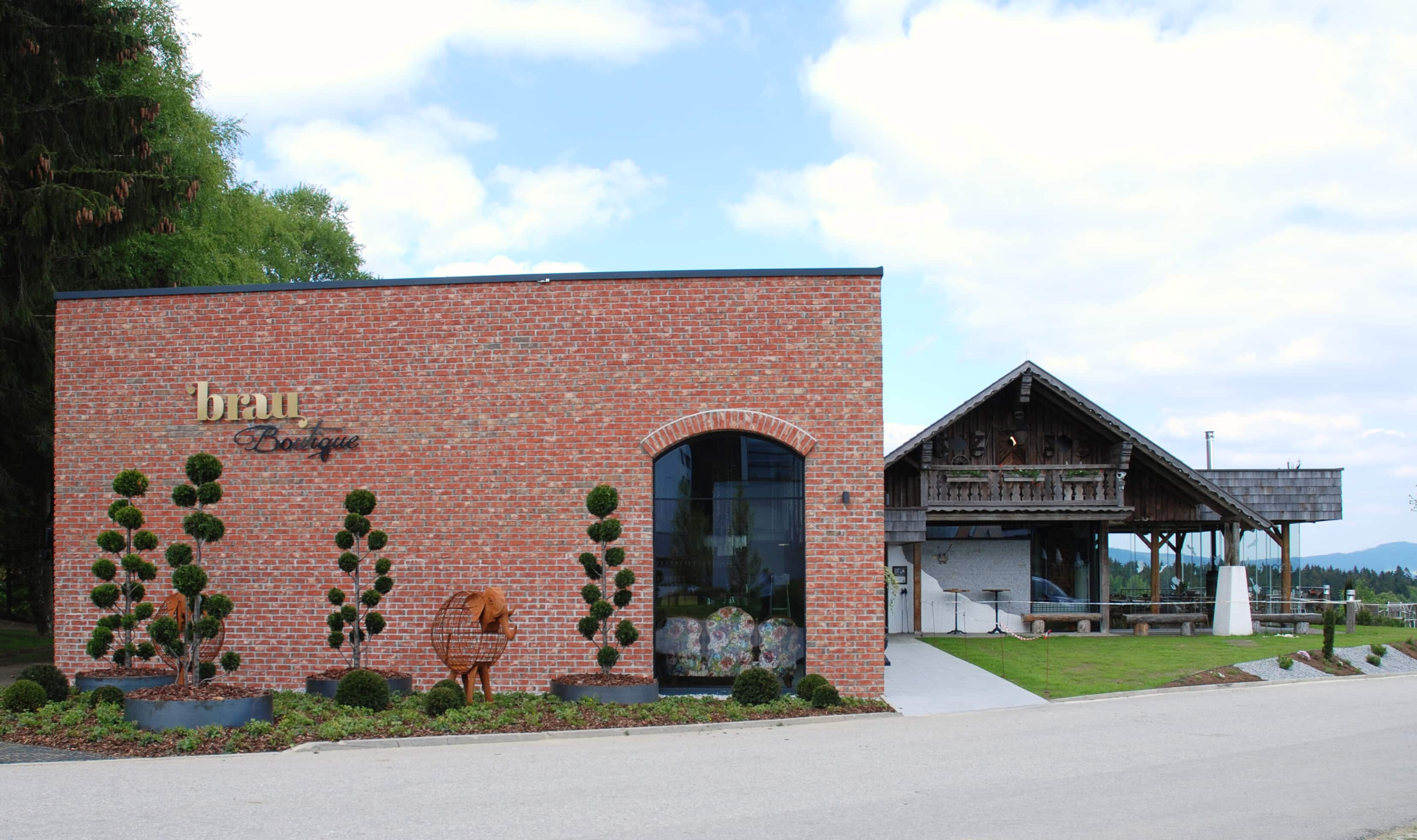 Loftfenster in Alu mit Segmentbogen