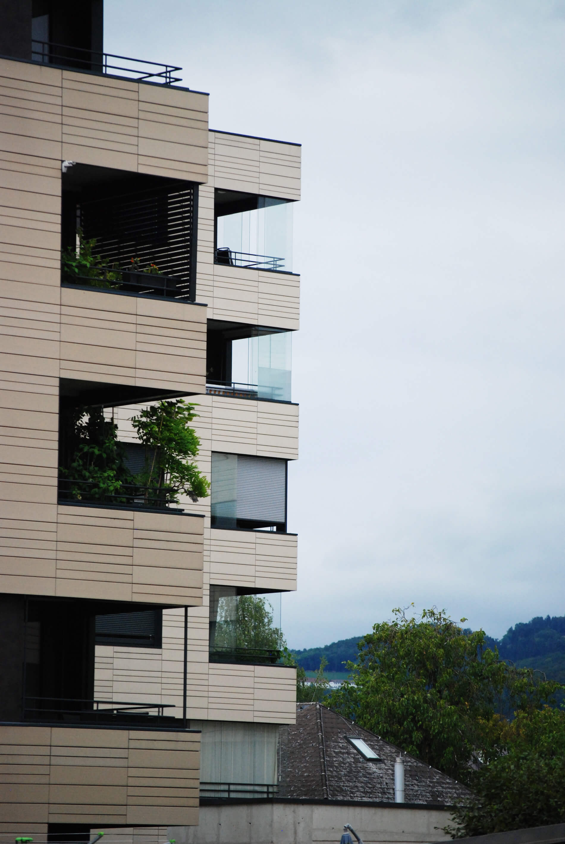 Loggiaverglasung Schiebefenster