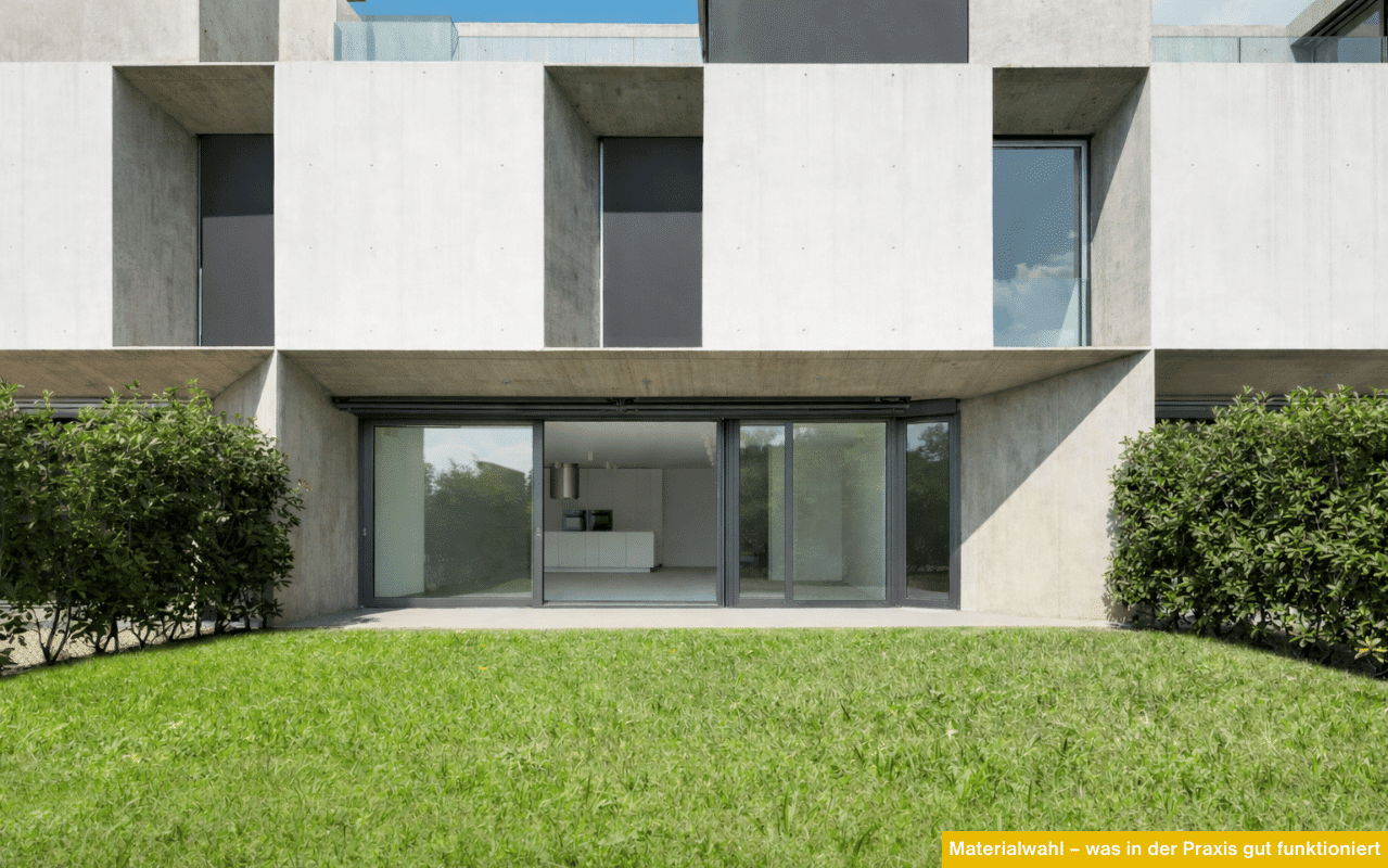 Materialwahl - was in der Praxis gut funktioniert zeigt moderne Fensterlösungen aus Kunststoff Alu Holz Alu und Aluminium