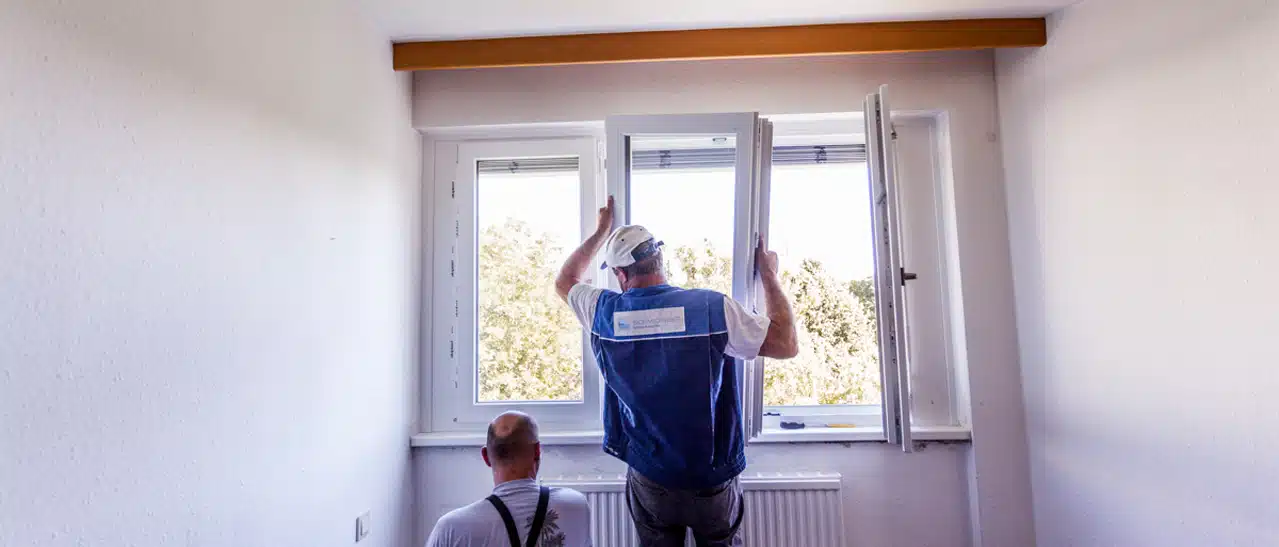 ÖNORM Fenstermontage B5320 beim Fertighaus