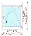 Preis Fenster mit Balkontüre