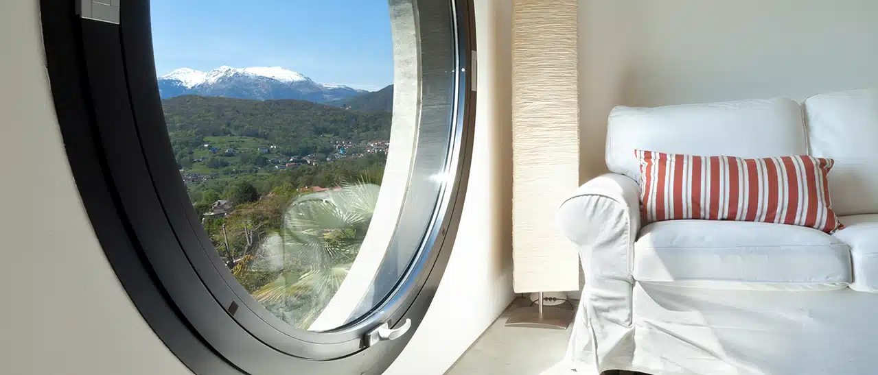 Rundes Fenster Aluminium
