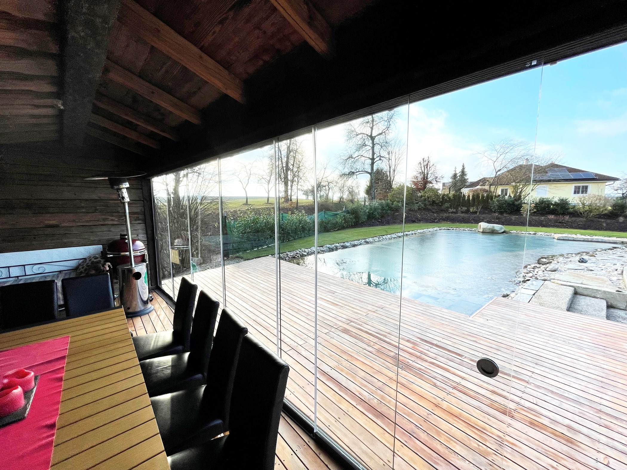 Schiebewand für Gartenhaus in 4720 Kallham