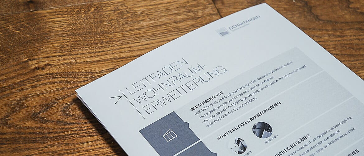 Leitfaden Wintergarten & Sommergarten