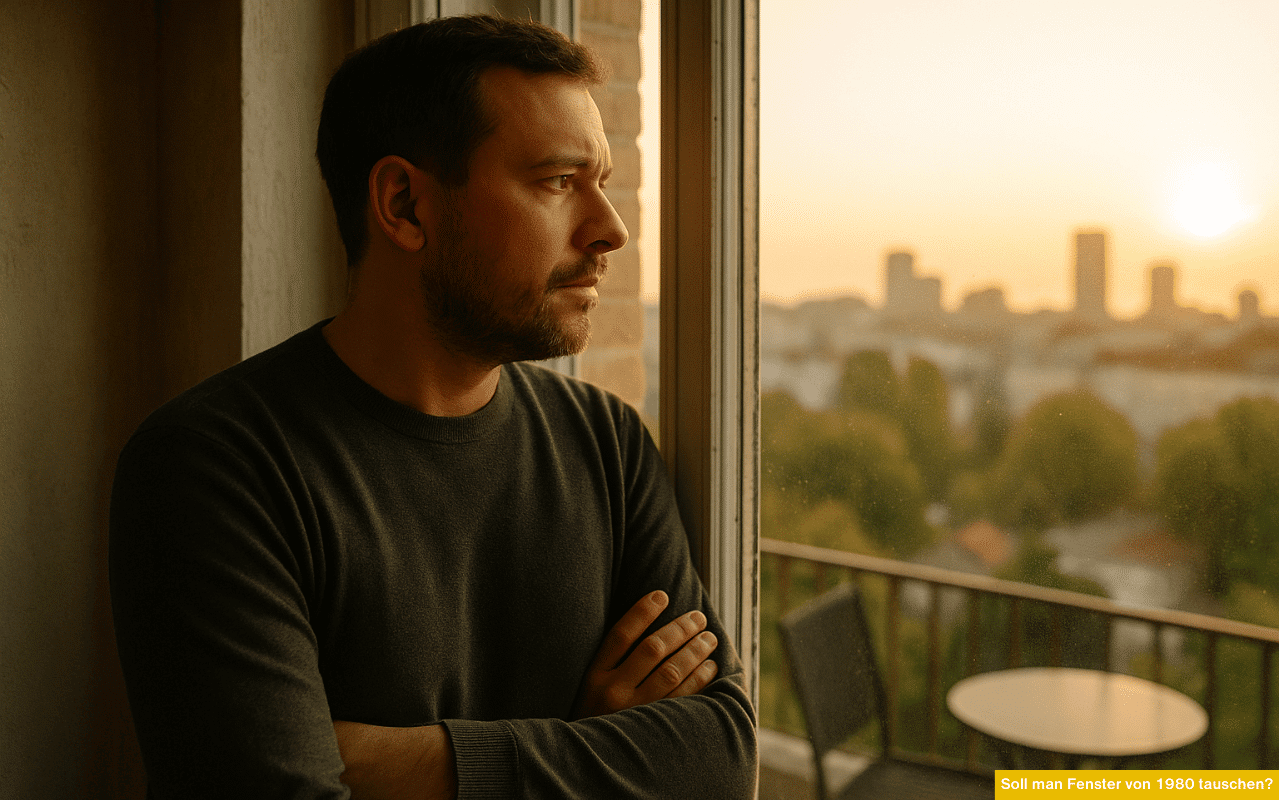 Soll man Fenster von 1980 tauschen? Prinzipiell ja, da die Wärmedämmung oft unzureichend ist. Gerne beraten wir bei einem persönlichen Gespräch.