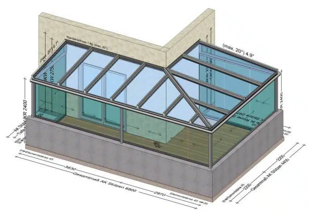 Sommergarten für Penthousewohnung - Planung