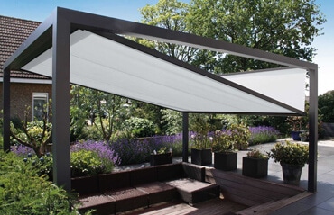 Sonnenschutzanlage für Terrassen