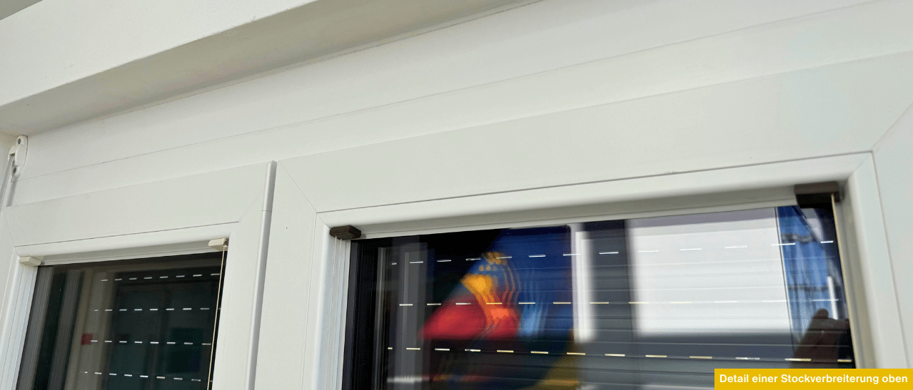 Stockverbreiterungen sorgen für eine optimale Fensteranpassung und ermöglichen eine stabile Montage bei besonderen Baubedingungen.