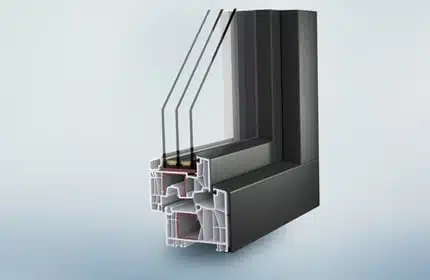 Kunststoff-Alu-Fenster Waku W88 Design
