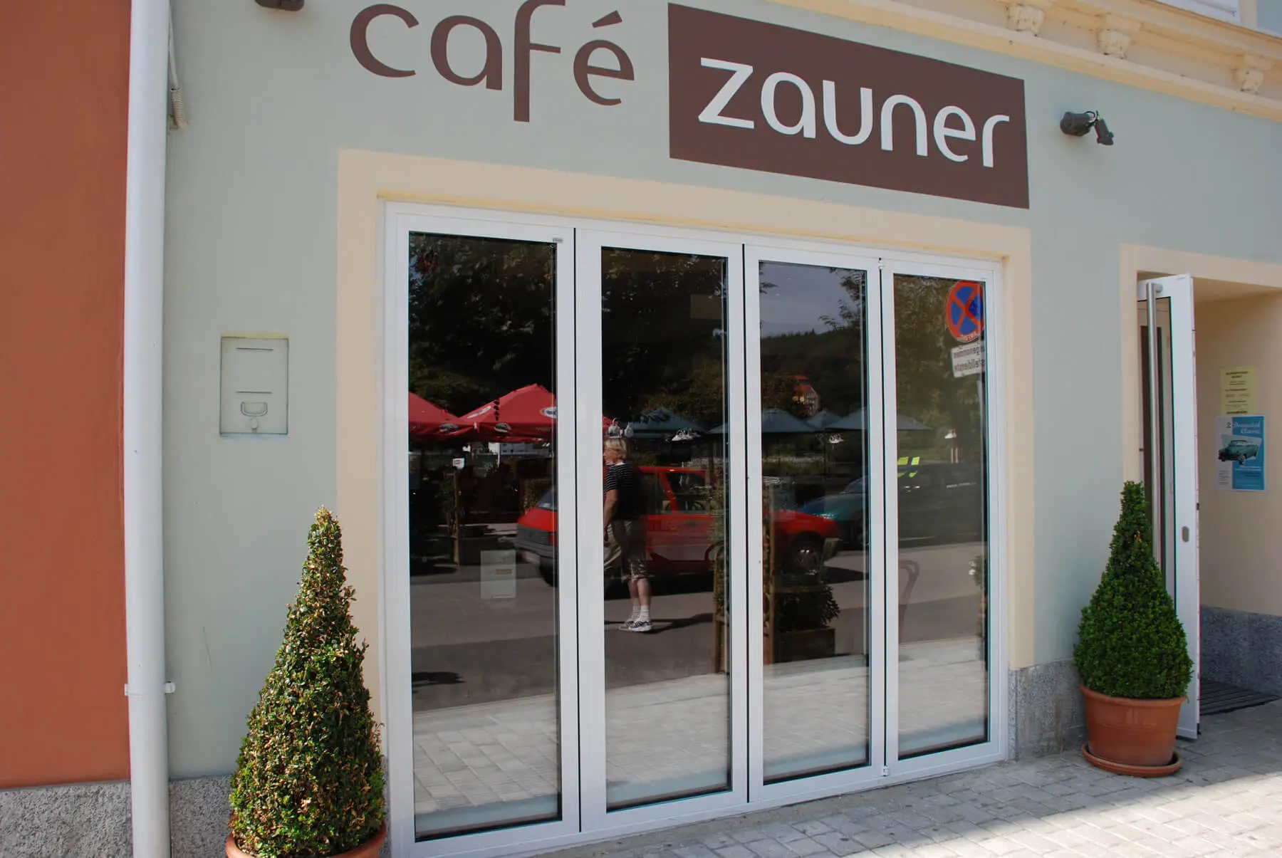 Sunflex faltbare Türen für Cafe