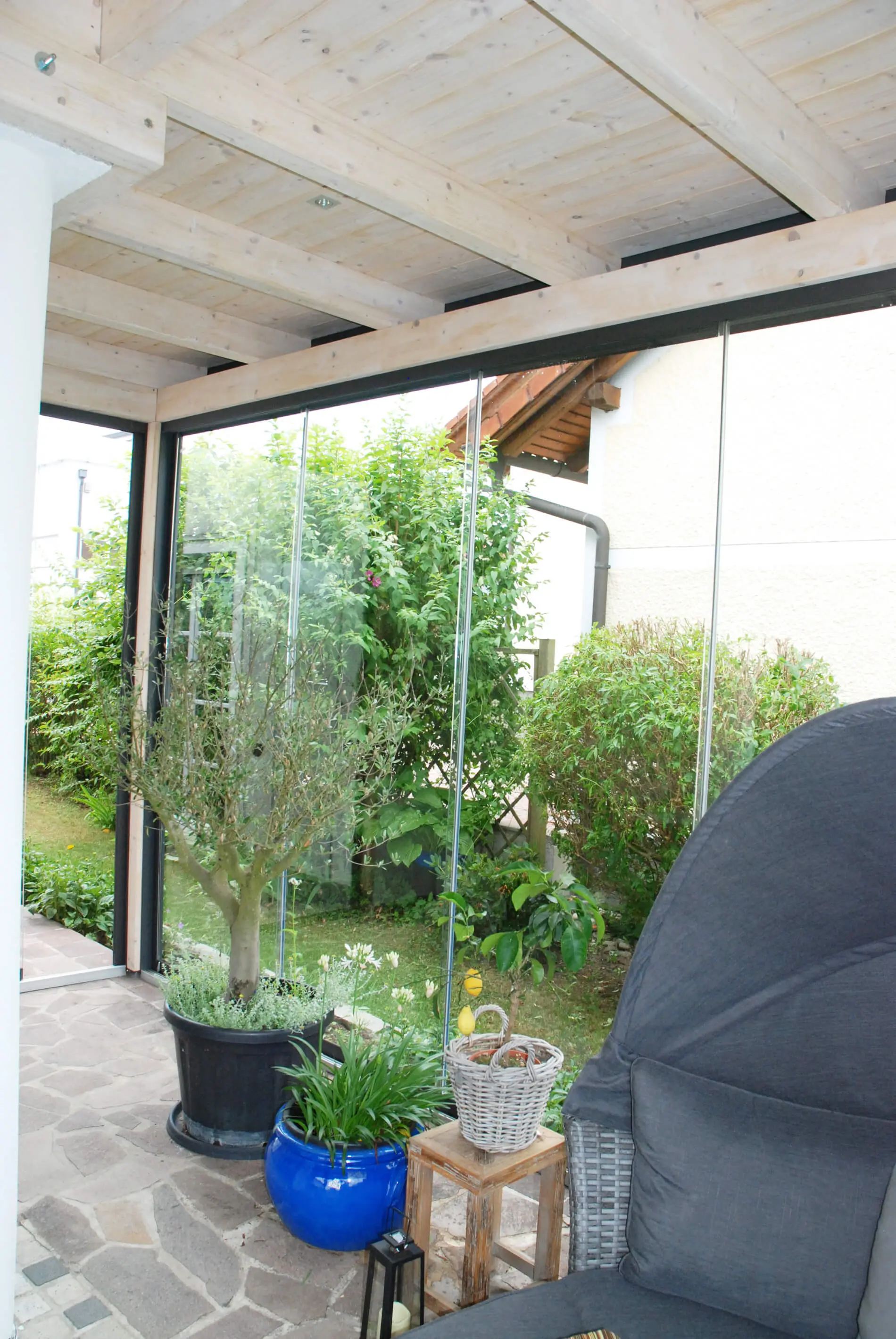 Sunflex Glasschiebewände für Sommergarten