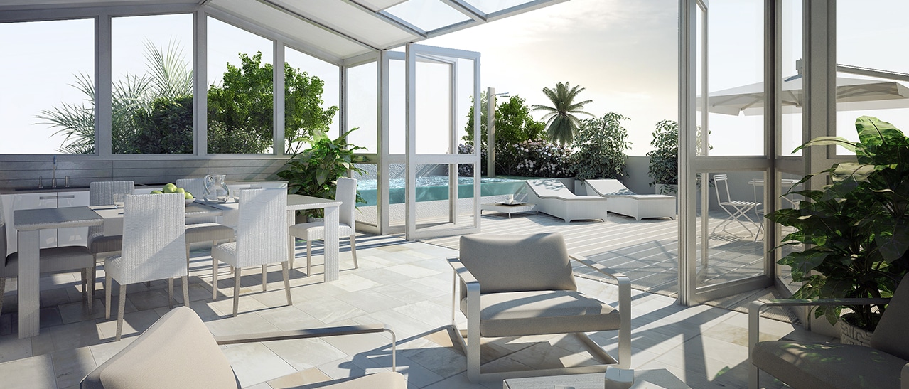 Terrassenboden für Winter- oder Sommergarten sollte sehr robust sein!