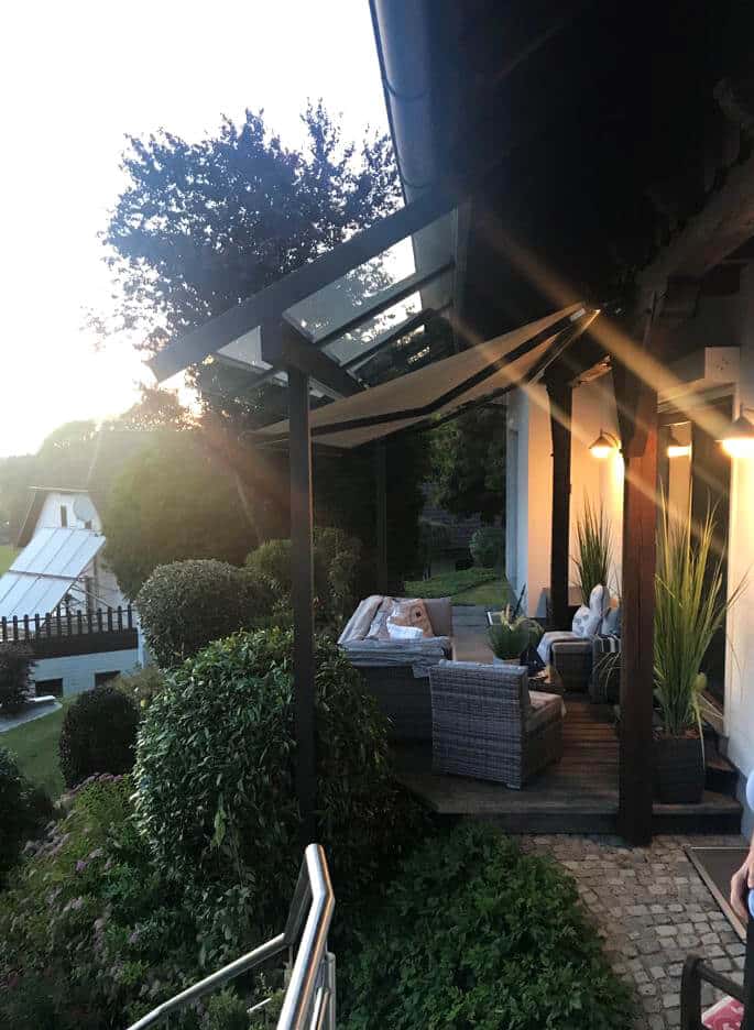 Terrassendach in Oberösterreich