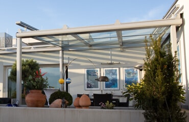 Terrassenüberdachung Alu Glas Österreich