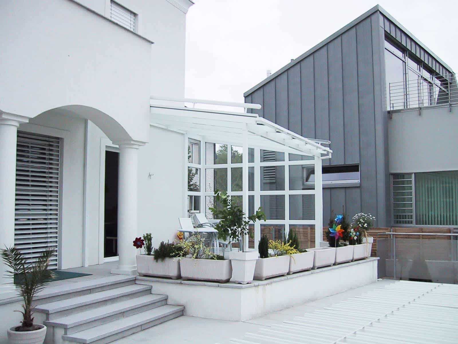 Terrassenüberdachung Alu Glas