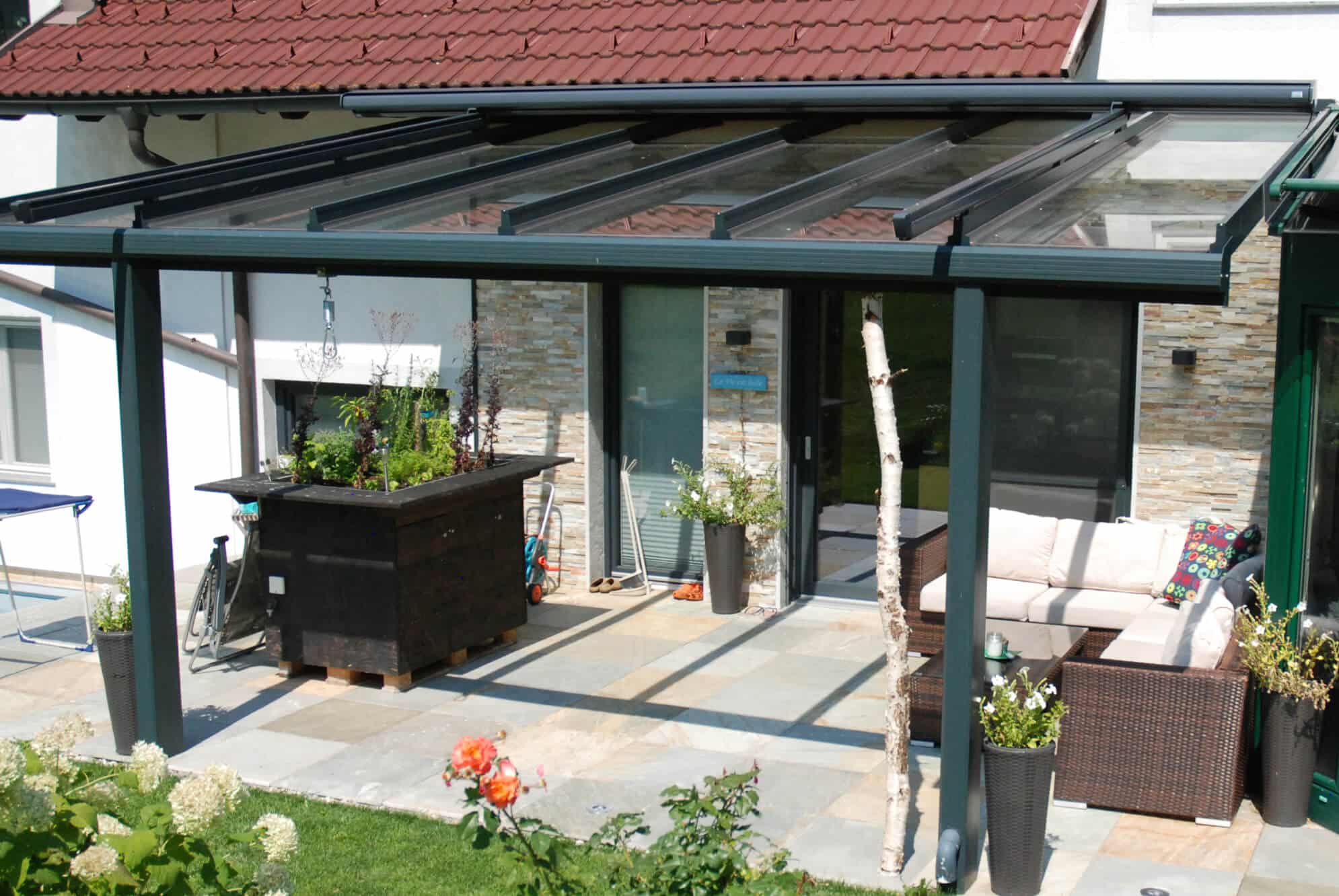 Terrassenüberdachung Alu mit Beschattung Preis