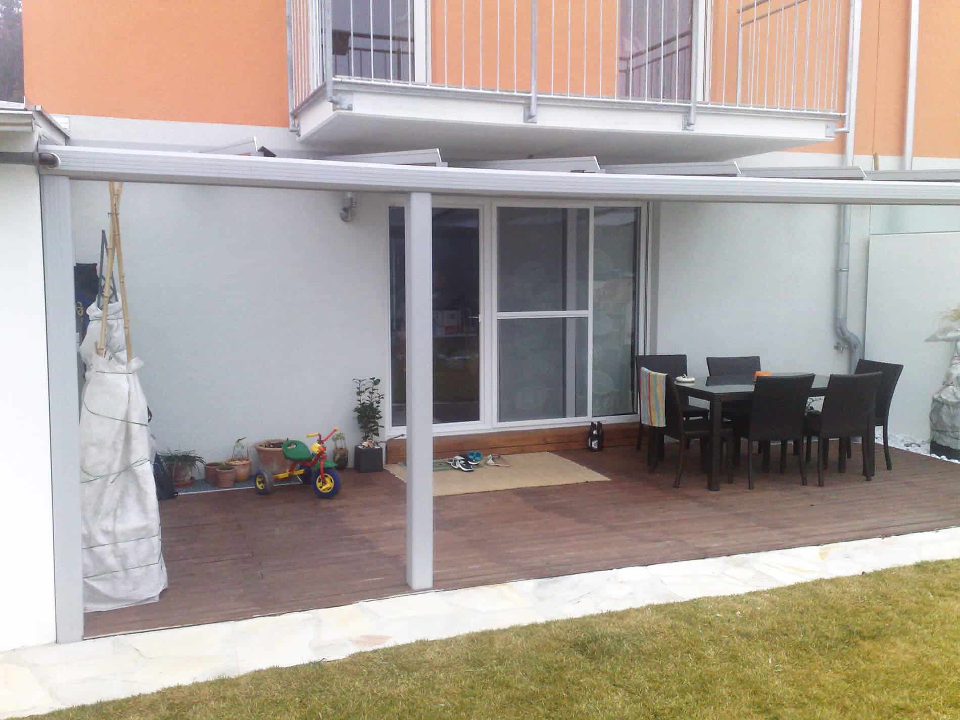 Terrassenüberdachung Glas kosten