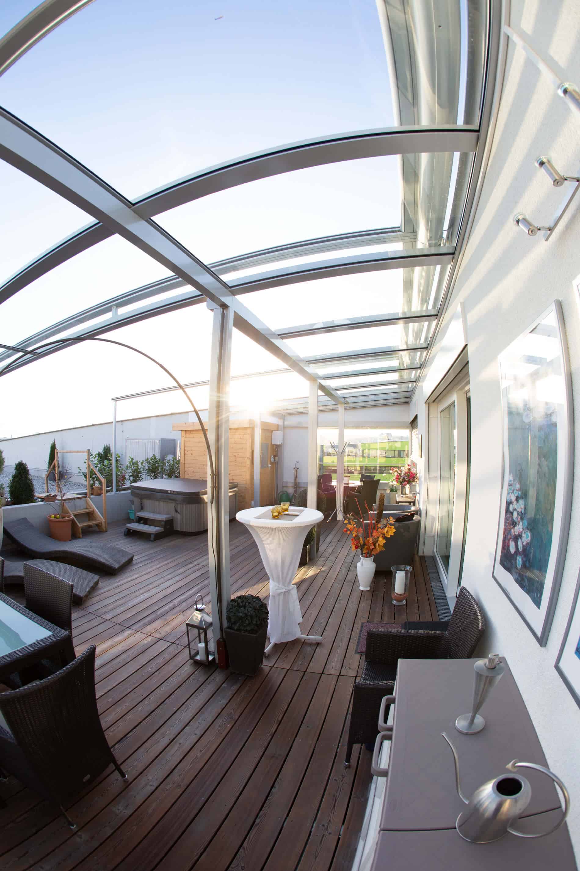 Terrassenüberdachung Glas Österreich