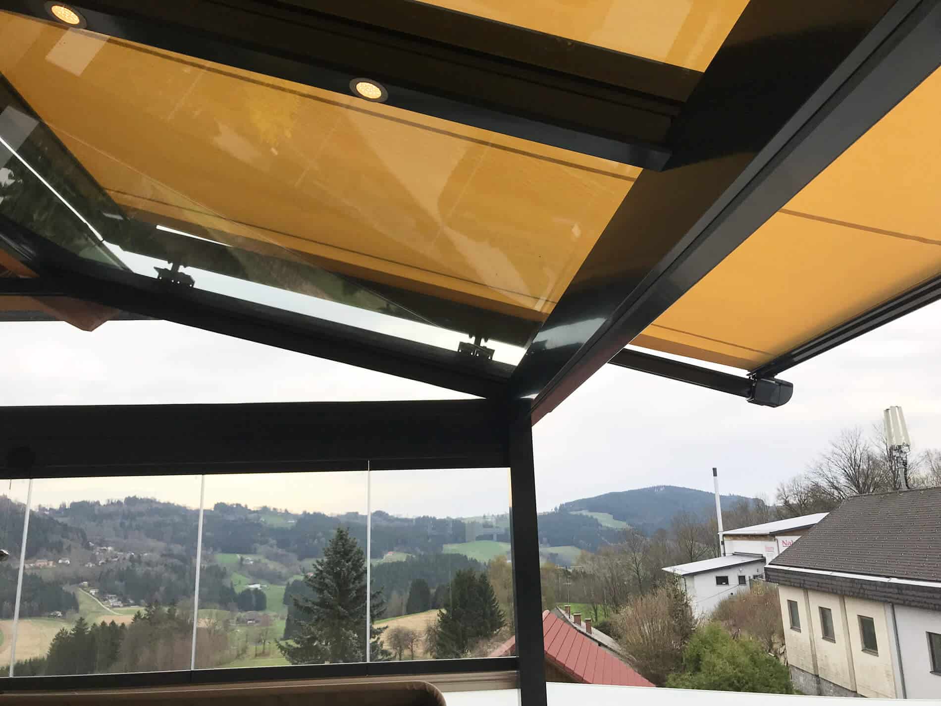 Terrassenüberdachung Glasdach