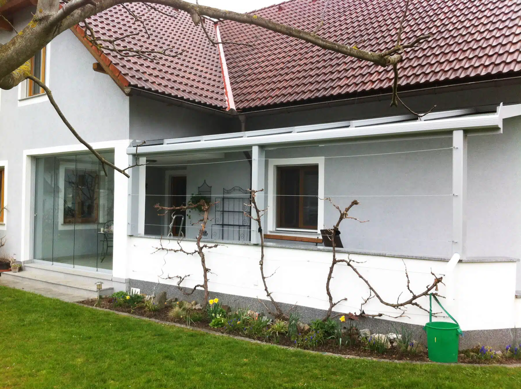 Terrassenüberdachung nach Maß in Alu