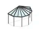 Terrassenüberdachung mit Pavillondach