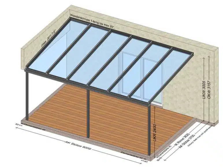 Terrassenüberdachung Planung Perg Oberösterreich