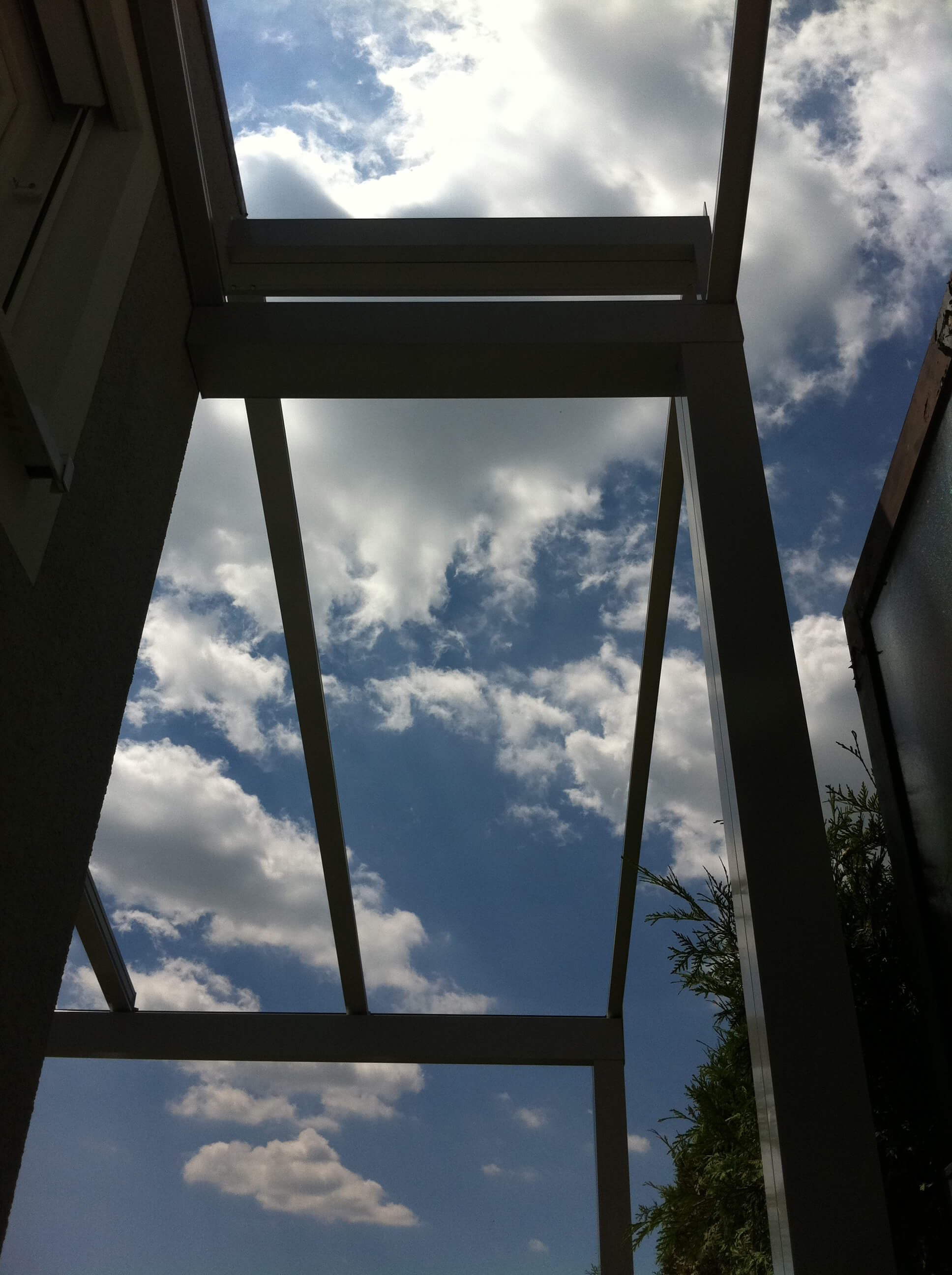 Terrassenüberdachung Sonderkonstruktion