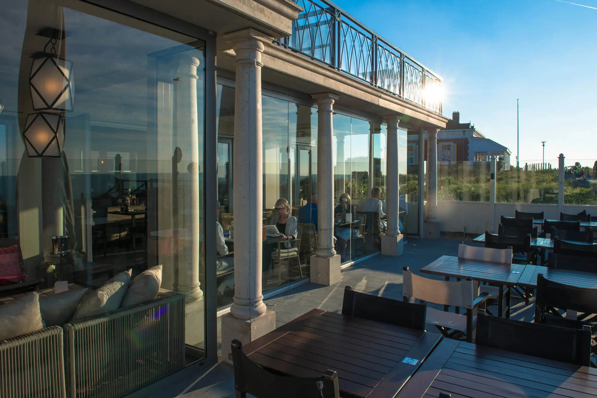 Terrassenverglasung für Hotel und Gastronomie