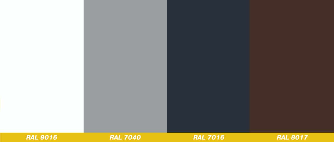 RAL-Farben Fenster und Türen: Traditionelle Altbau-Farben in Weiß, Grau, Braun, Holzoptik. Alternativen: Grün, Verkehrsweiß, Fenstergrau.