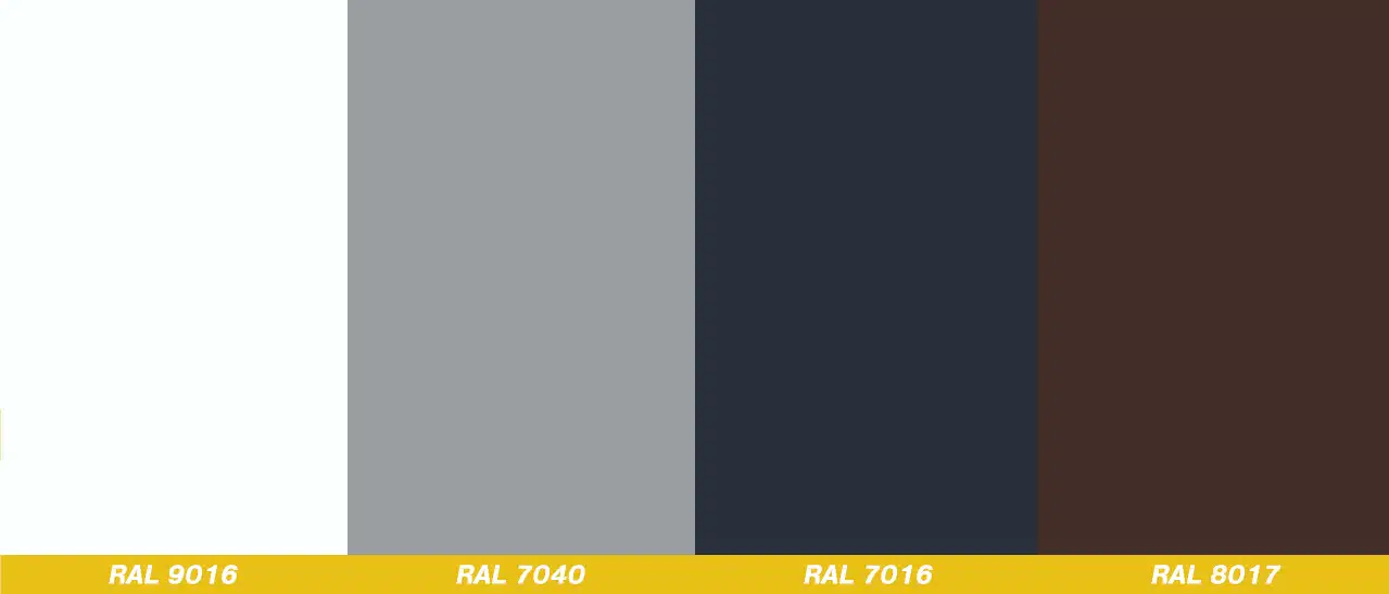 RAL-Farben Fenster und Türen: Traditionelle Altbau-Farben in Weiß, Grau, Braun, Holzoptik. Alternativen: Grün, Verkehrsweiß, Fenstergrau.