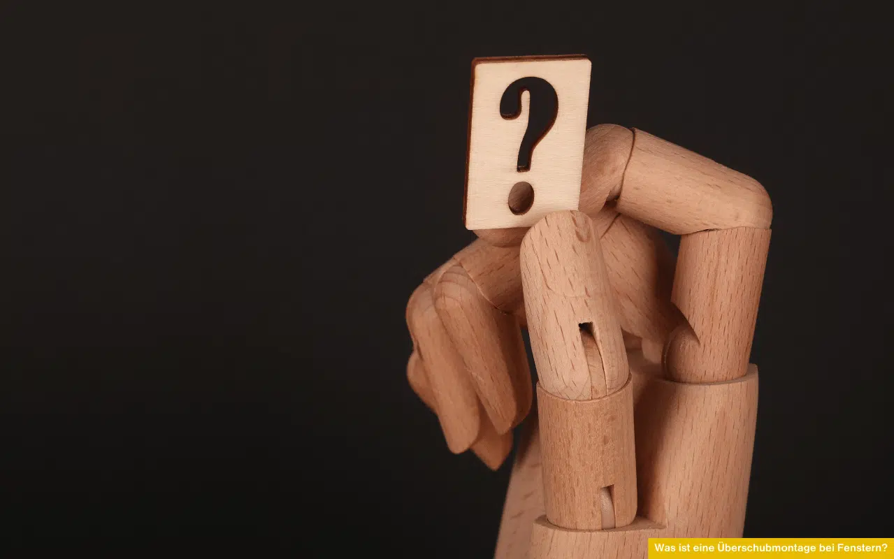 Überschubmontage bei Fenstern bedeutet, neues Fenster wird über alten Rahmen montiert, spart Zeit und vermeidet Putzarbeiten, nicht in jeder Bausituation geeignet.