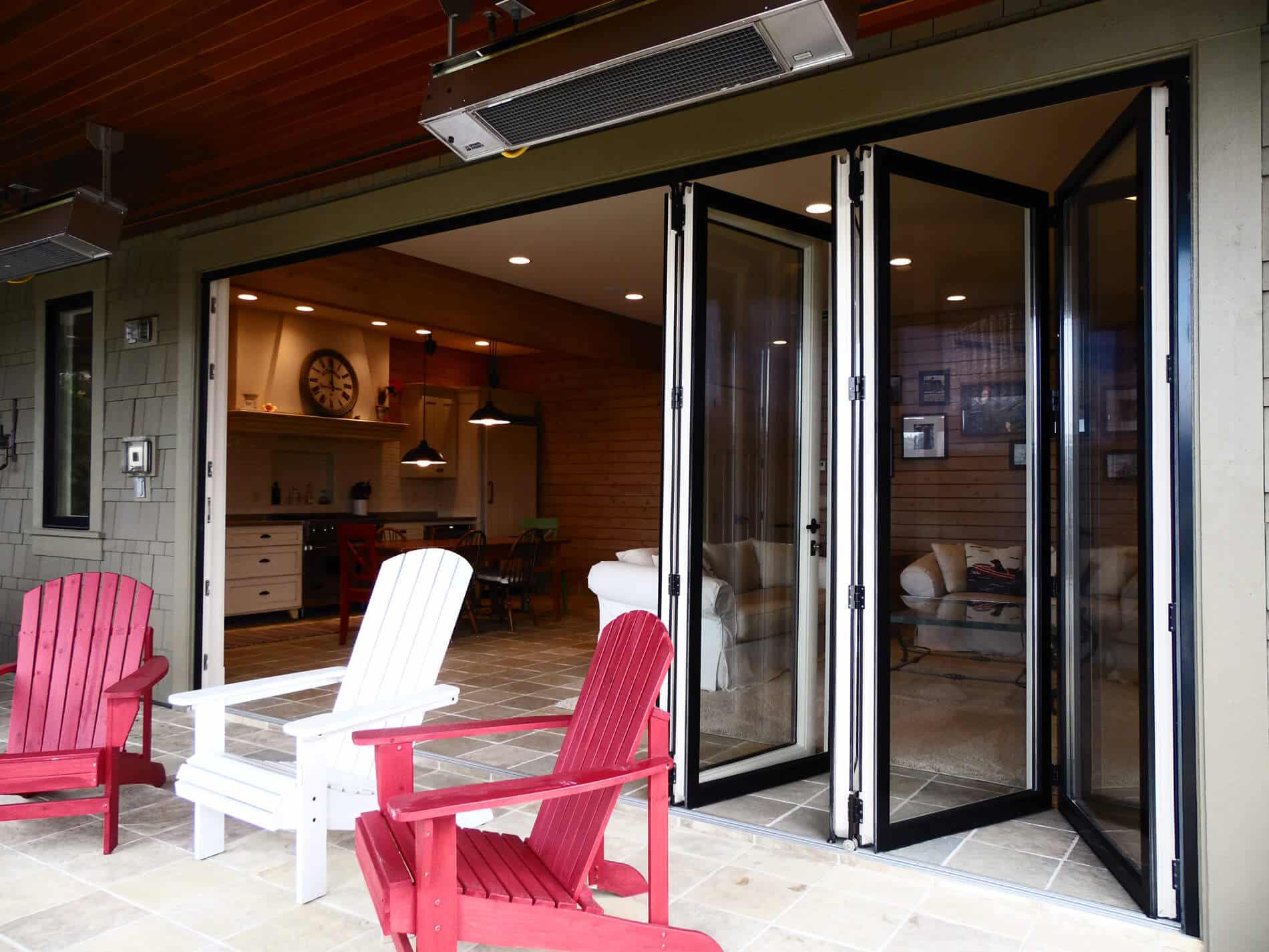 Verglasung Terrasse falten