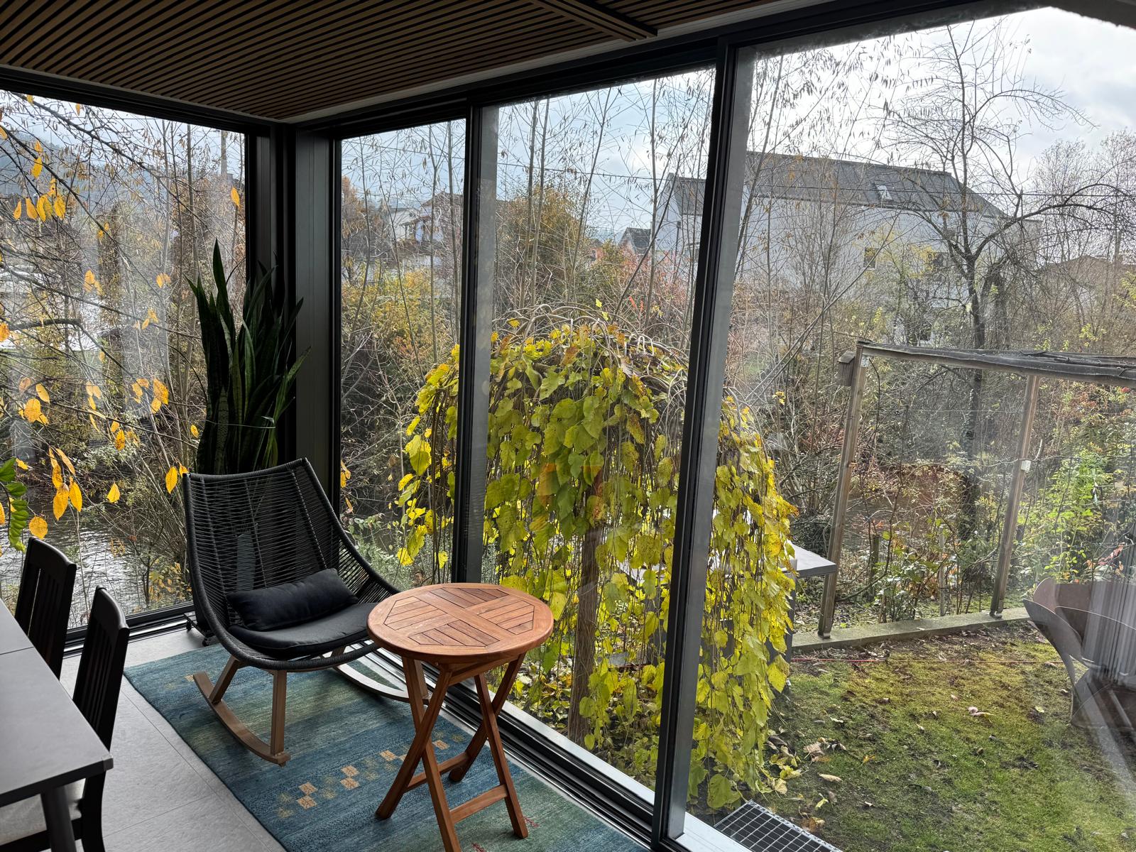 Wärmegedämmte Schiebefenster aus Aluminium