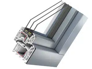 Erkerfenster WAKU W88 Design Schnitt