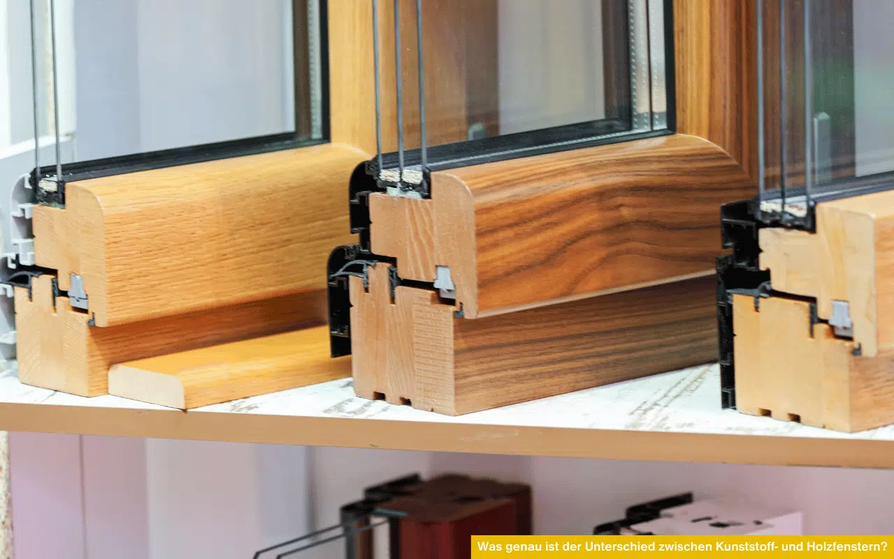 Was genau ist der Unterschied zwischen Kunststoff und Holzfenstern?