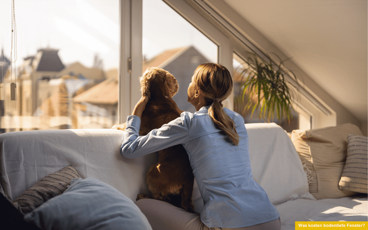 Was kosten bodentiefe Fenster? Preise starten bei rund 500 €, abhängig von Größe, Material, Öffnungsart und Montageaufwand.