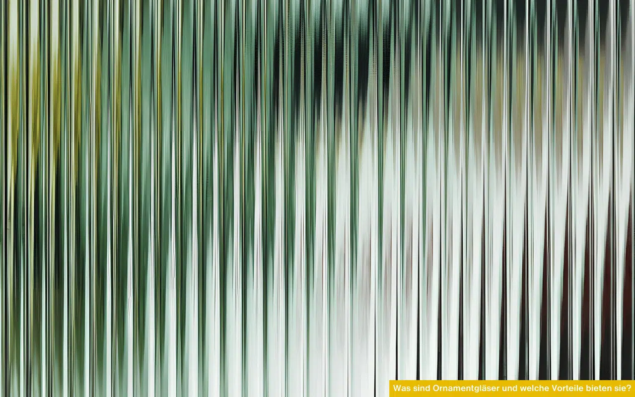 Was sind Ornamentgläser und welche Vorteile bieten sie? Strukturglas sorgt für Sichtschutz und diffuses Licht
