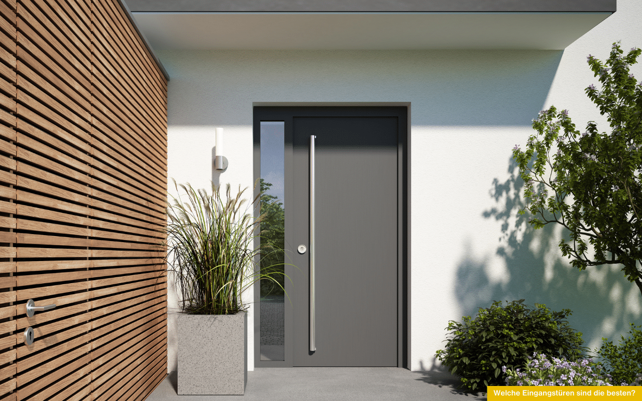 Welche Eingangstüren sind die besten bei moderner Architektur mit Fokus auf Design, Sicherheit und Wärmedämmung?