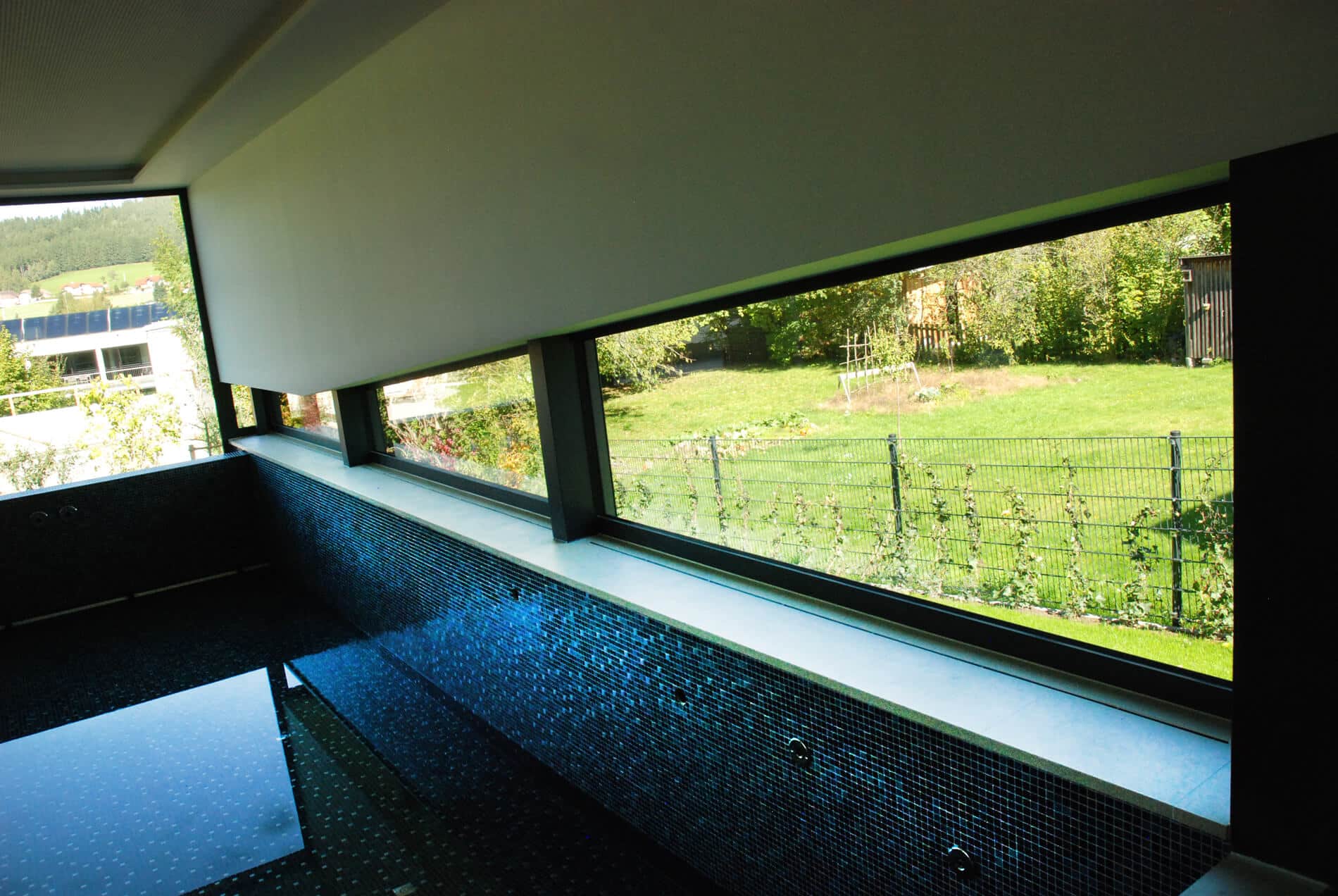 Wellnessoasen mit Panoramafenster