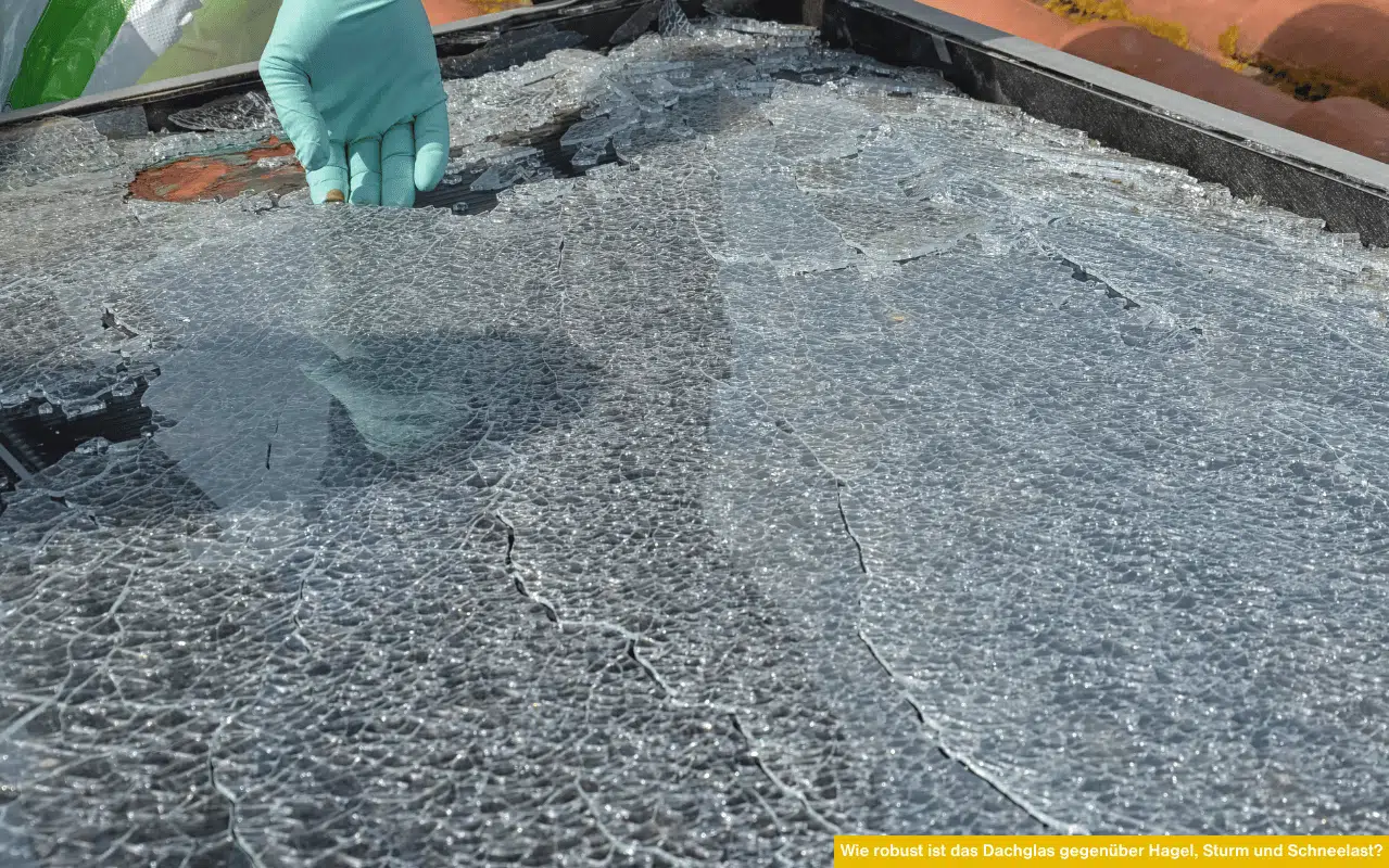 Wie robust ist das Dachglas gegenüber Hagel, Sturm und Schneelast bei Wintergärten oder Terrassendächern mit Sicherheitsverglasung.