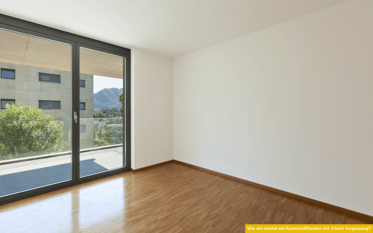 Wie viel kostet ein Kunststofffenster mit 3-fach Verglasung? Moderne Fensterlösung mit guter Wärmedämmung und Preisübersicht für Bauherren.
