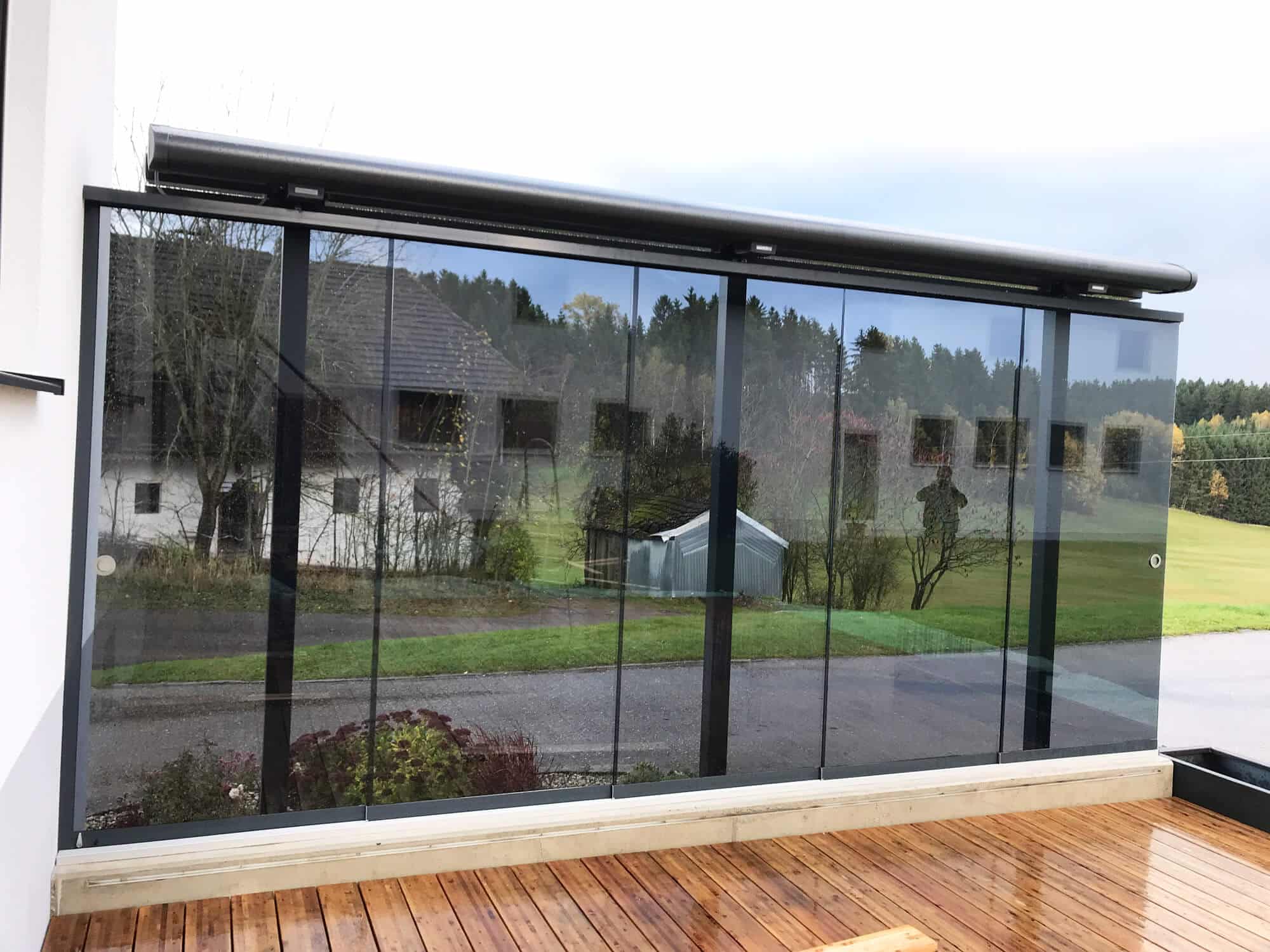 Windschutz Terrasse Transparent